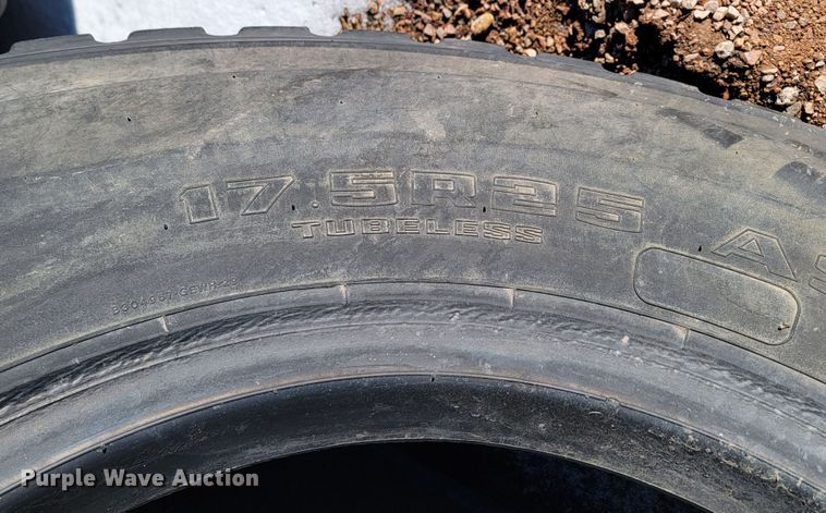 image for item ME9703 (13) Goodyear 17.5R25 tires