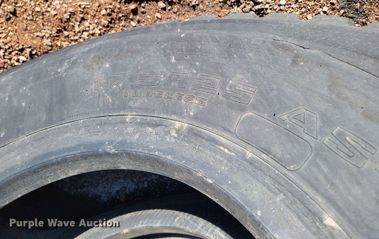 image for item ME9705 (13) Goodyear 17.5R25 tires