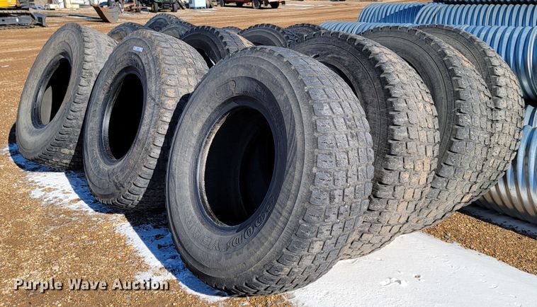 image for item ME9707 (13) Goodyear 17.5R25 tires