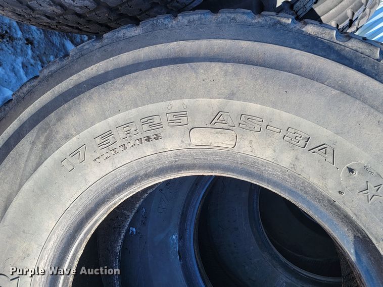 image for item ME9707 (13) Goodyear 17.5R25 tires