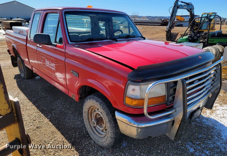 image for item ME9709 1995 Ford F150 XL  SuperCab pickup truck
