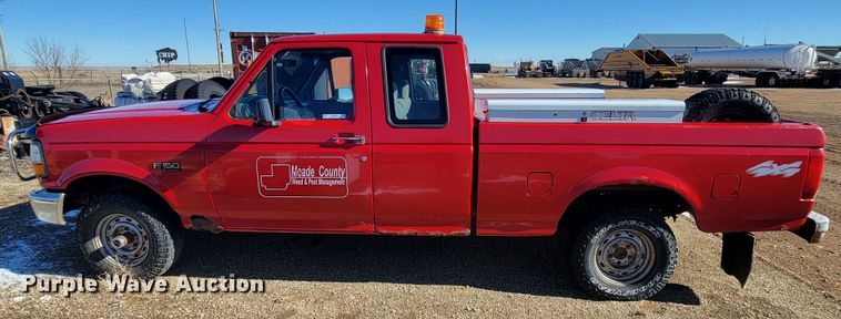 image for item ME9709 1995 Ford F150 XL  SuperCab pickup truck