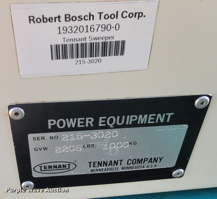 image for item ME9712 Tennat 215E   sweeper