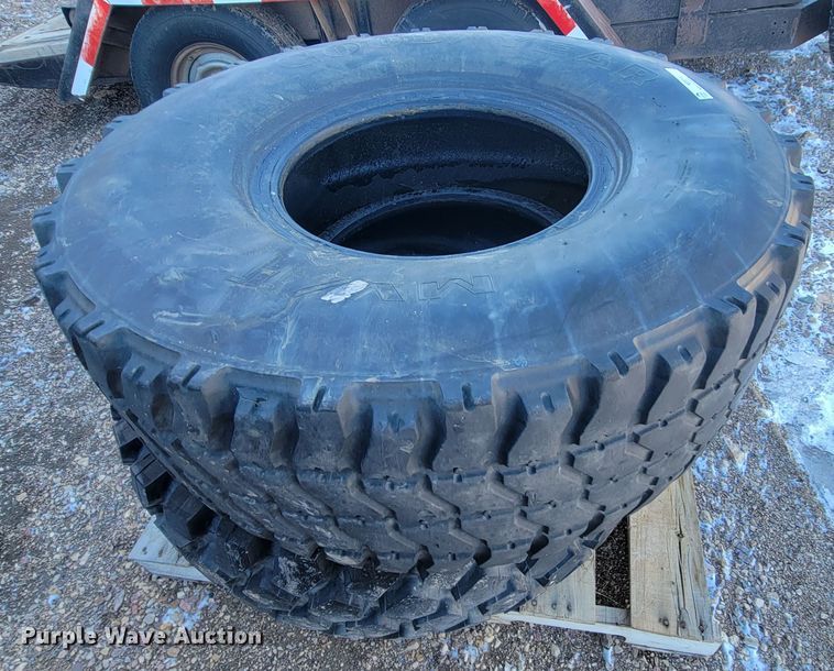 image for item ME9714 (2) Goodyear 395/85R20 tires