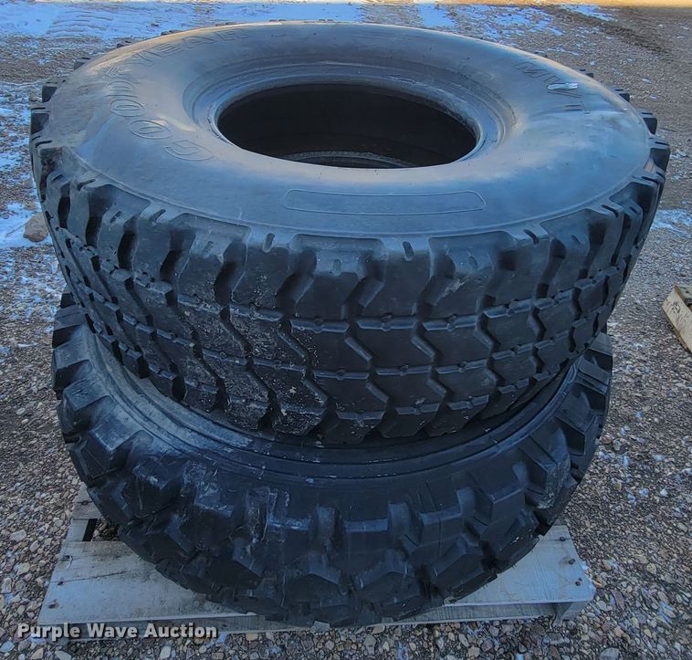 image for item ME9714 (2) Goodyear 395/85R20 tires