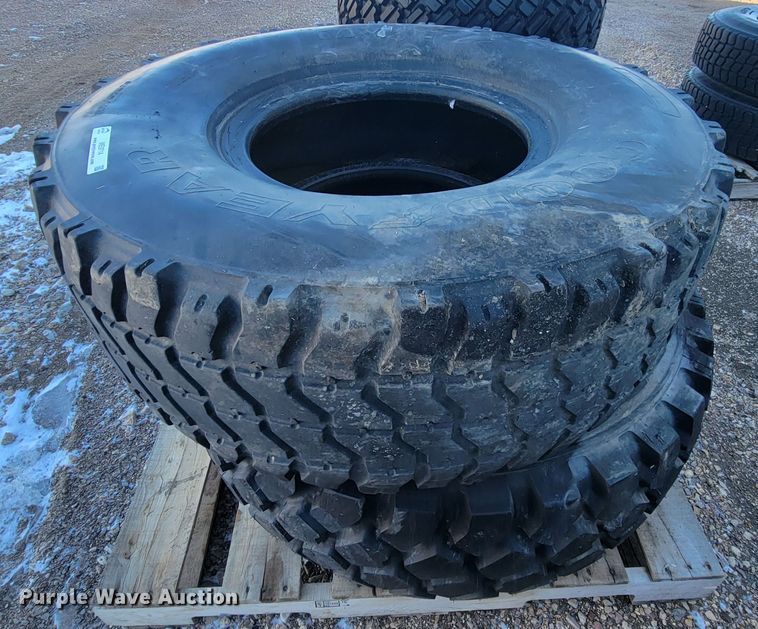 image for item ME9714 (2) Goodyear 395/85R20 tires