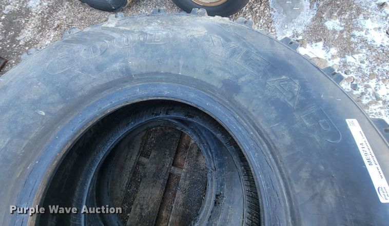 image for item ME9714 (2) Goodyear 395/85R20 tires