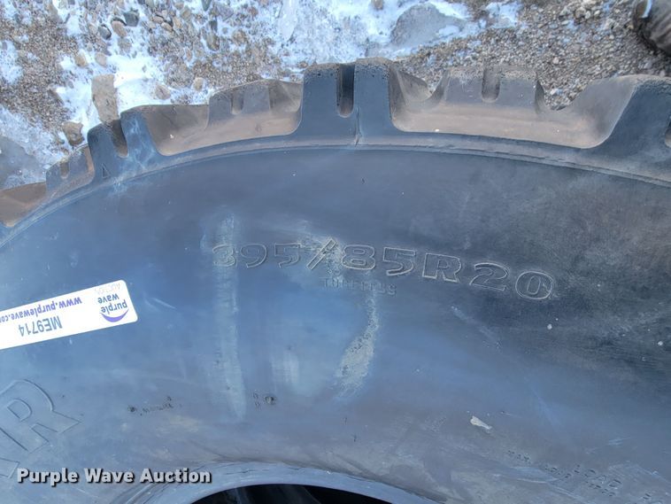 image for item ME9714 (2) Goodyear 395/85R20 tires