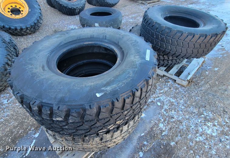 image for item ME9721 (4) Goodyear 395/85R20 tires