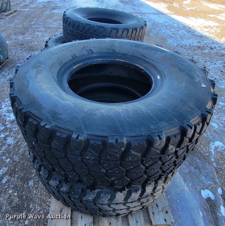 image for item ME9721 (4) Goodyear 395/85R20 tires