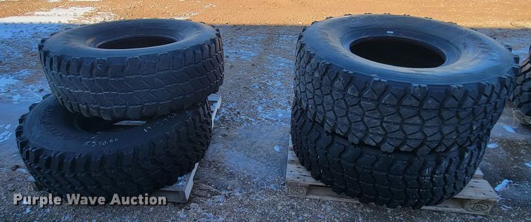image for item ME9721 (4) Goodyear 395/85R20 tires