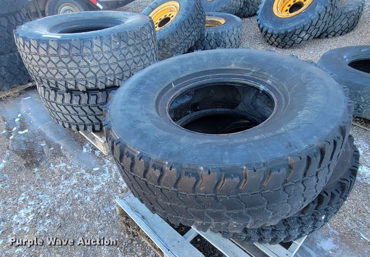 image for item ME9721 (4) Goodyear 395/85R20 tires
