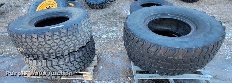 image for item ME9721 (4) Goodyear 395/85R20 tires