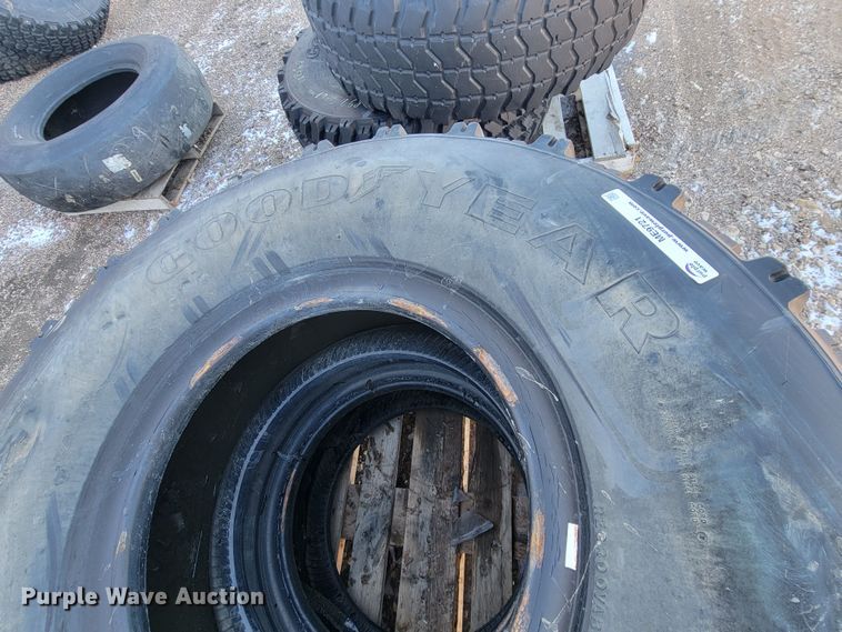 image for item ME9721 (4) Goodyear 395/85R20 tires