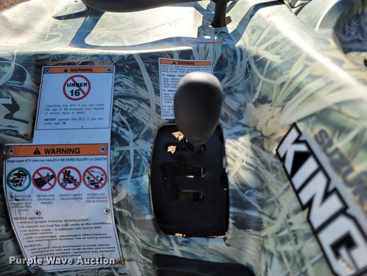 image for item ME9724 2008 Suzuki King Quad  ATV