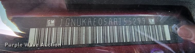 image for item ME9728 2010  Chevrolet Tahoe  SUV