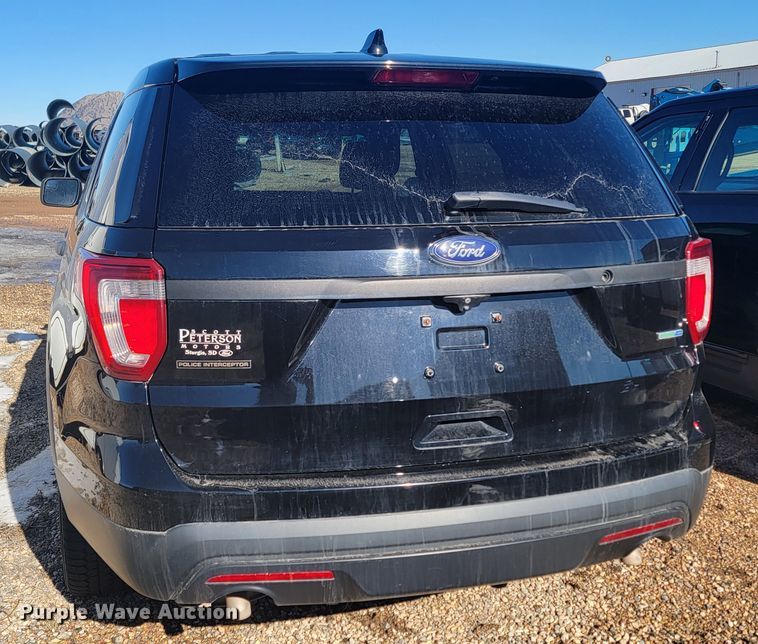 image for item ME9743 2016 Ford Explorer Police Interceptor  SUV