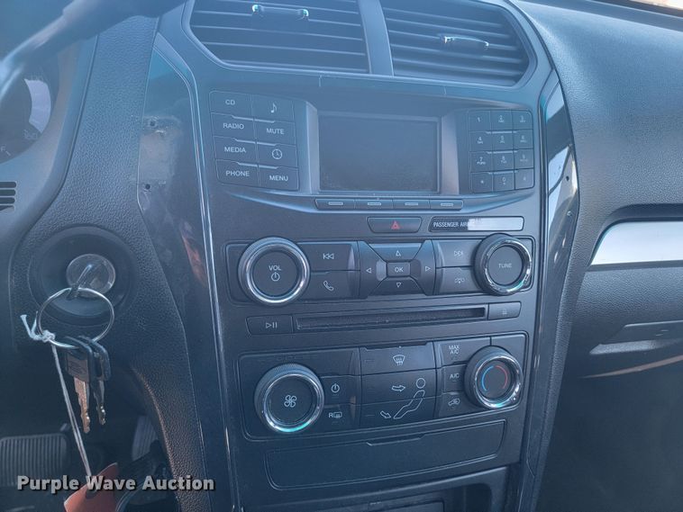 image for item ME9743 2016 Ford Explorer Police Interceptor  SUV