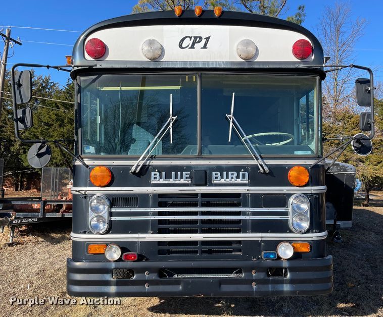 image for item MI9788 1986 Blue Bird  mobile command center