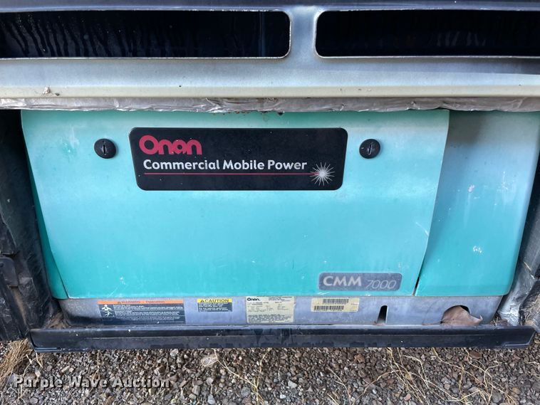 image for item MI9788 1986 Blue Bird  mobile command center