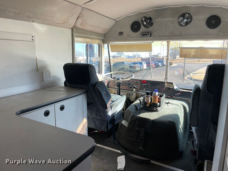 image for item MI9788 1986 Blue Bird  mobile command center