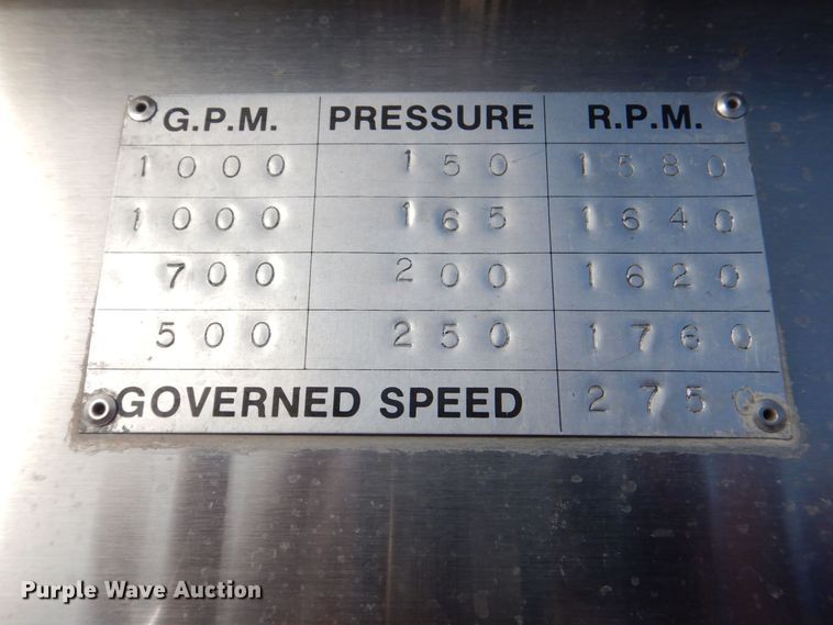 image for item MJ9971 1992 Ford F800  fire truck