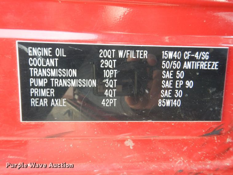 image for item MJ9971 1992 Ford F800  fire truck