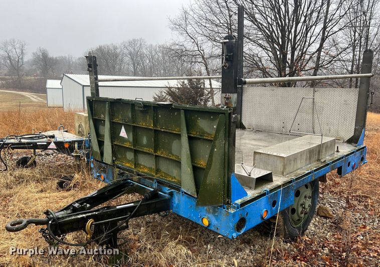 image for item MM9106 1980 US Military M103-A3  utility trailer