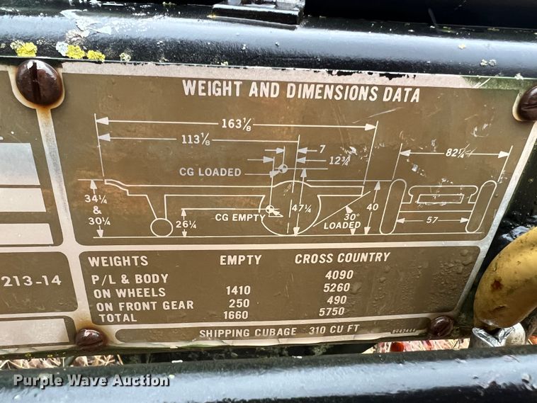 image for item MM9106 1980 US Military M103-A3  utility trailer
