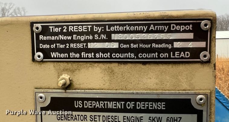 image for item MM9107 1984 Libby Corp MEP002A  generator