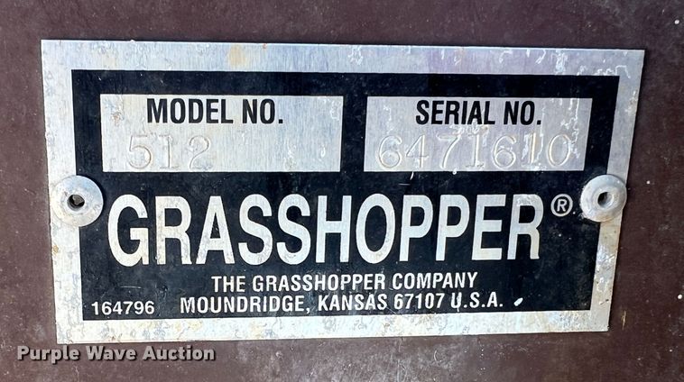 image for item MM9131 Grasshopper 512  snow blower attachment