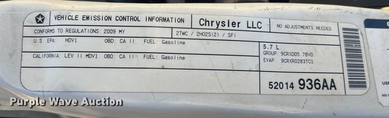 image for item MM9132 2009 Dodge Ram 2500  pickup truck