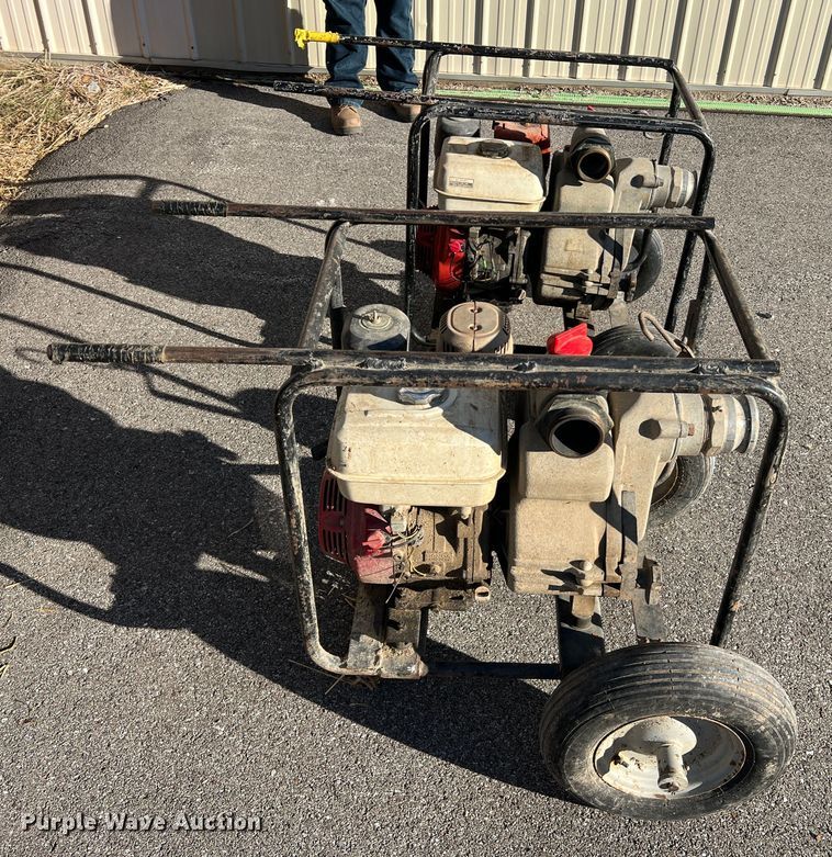 image for item MM9135 (2) Honda 3" trash pumps