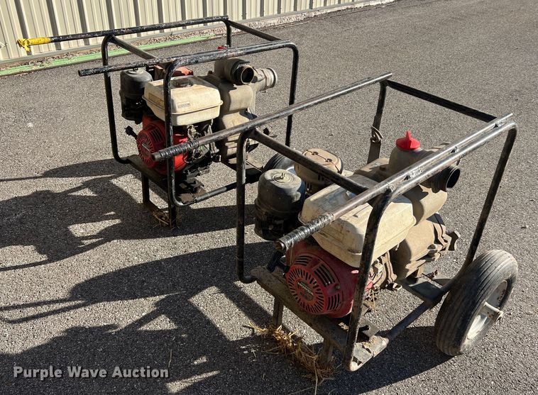 image for item MM9135 (2) Honda 3" trash pumps