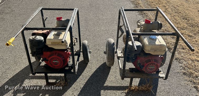 image for item MM9135 (2) Honda 3" trash pumps