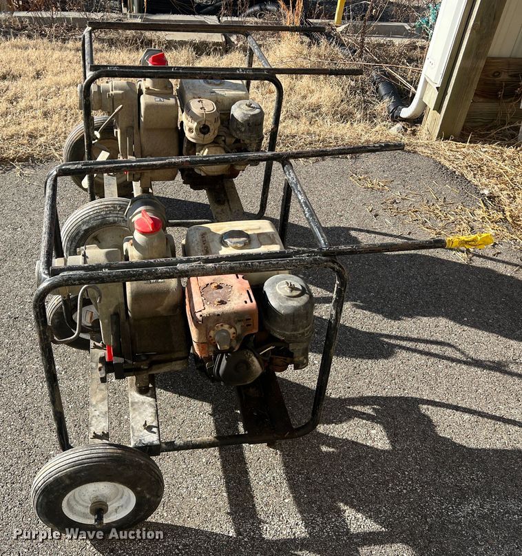 image for item MM9135 (2) Honda 3" trash pumps