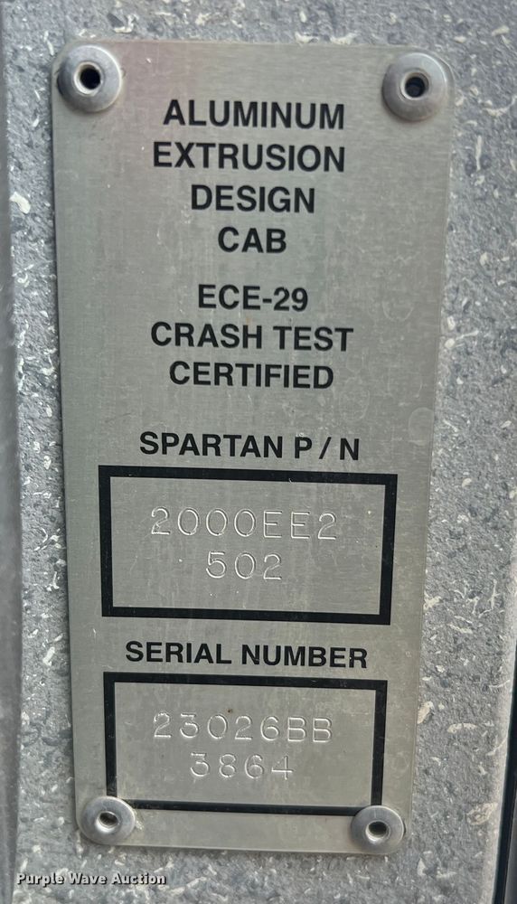 image for item MM9153 2005 Spartan Advantage Pumper  pumper fire truck