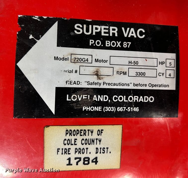 image for item MM9160 SuperVac 720G4  12" ventilation fan