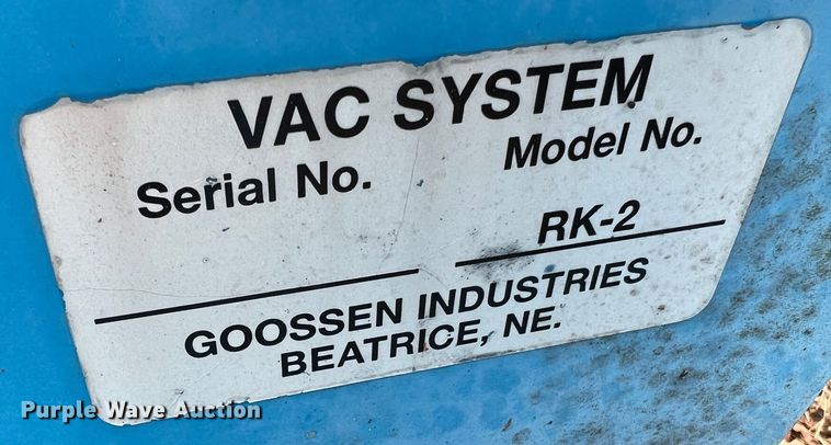 image for item MM9162 Goosen RK-2  rake and vacuum parts