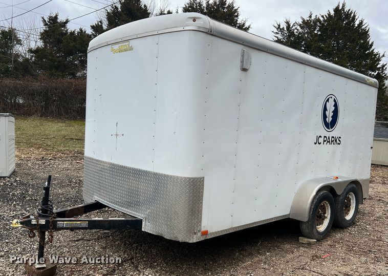 image for item MM9168 2015 Doolittle  enclosed cargo trailer