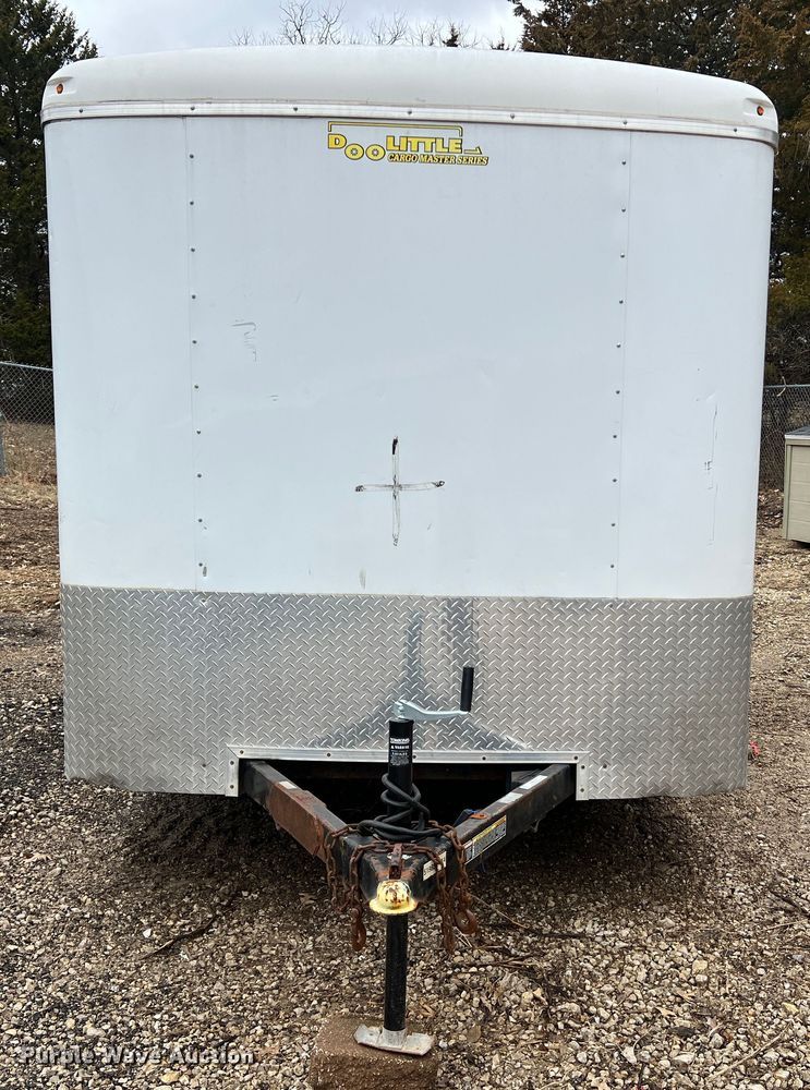image for item MM9168 2015 Doolittle  enclosed cargo trailer