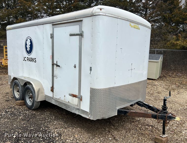 image for item MM9168 2015 Doolittle  enclosed cargo trailer