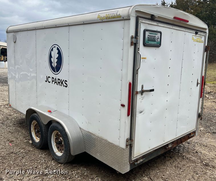 image for item MM9168 2015 Doolittle  enclosed cargo trailer