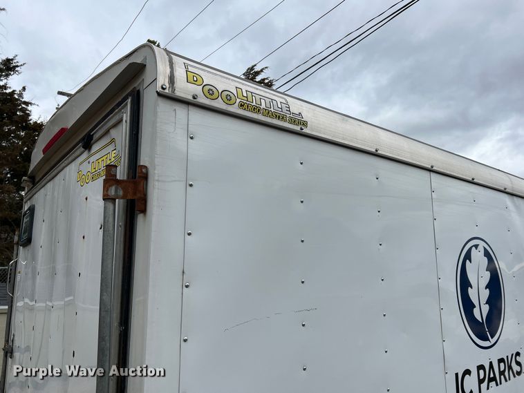 image for item MM9168 2015 Doolittle  enclosed cargo trailer