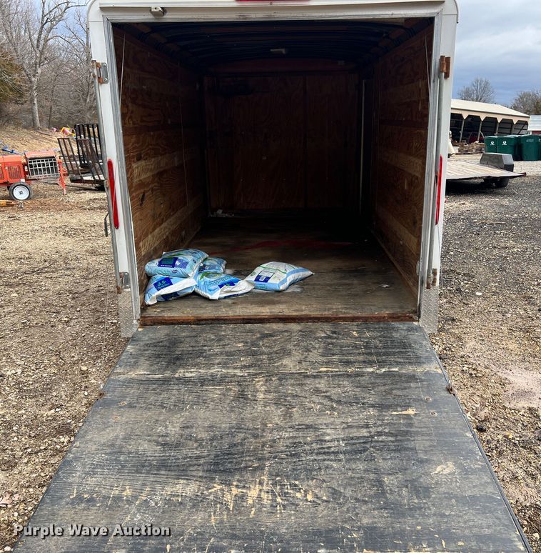 image for item MM9168 2015 Doolittle  enclosed cargo trailer