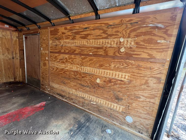 image for item MM9168 2015 Doolittle  enclosed cargo trailer