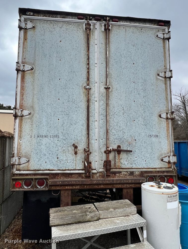 image for item MM9170 1974 Stoughton ASV-302S-RG  refrigerated van trailer