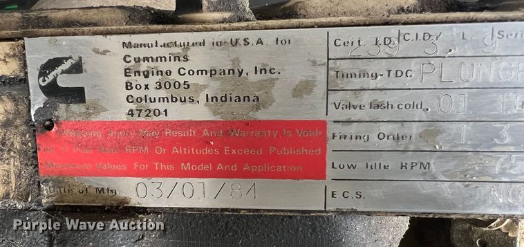 image for item MM9171 1984 Lorain LRT-100  crane