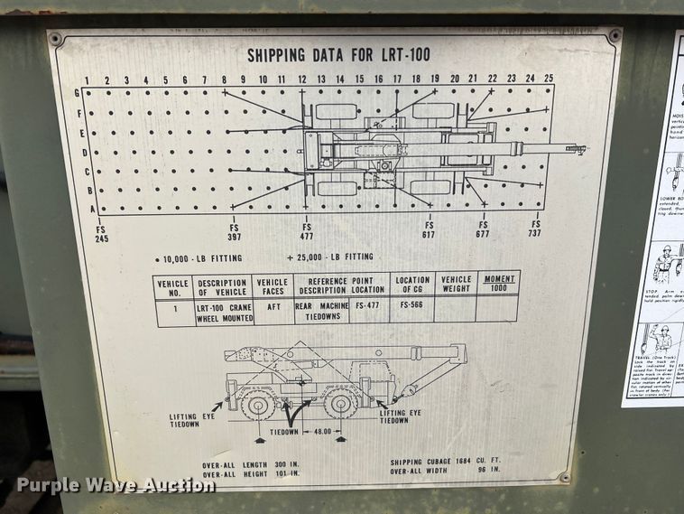 image for item MM9171 1984 Lorain LRT-100  crane