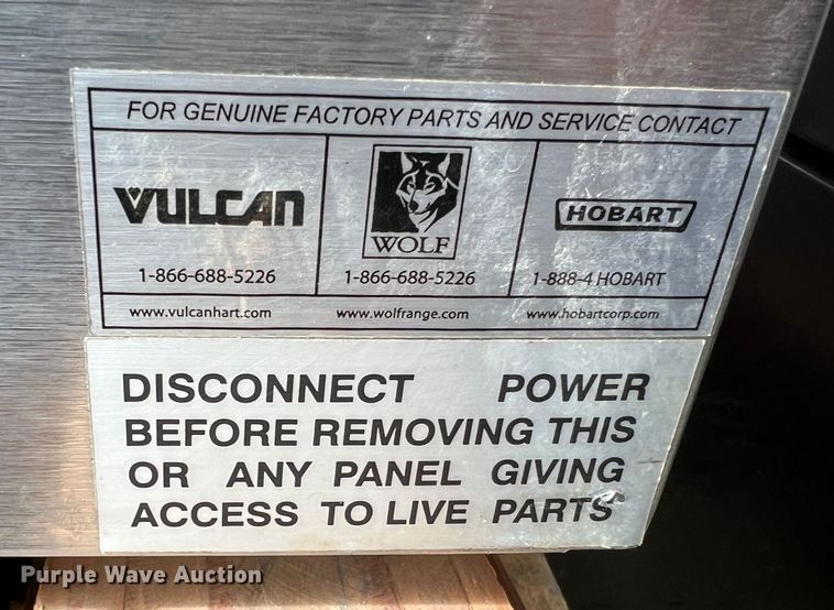 image for item MM9202 Vulcan  kitchen equipment